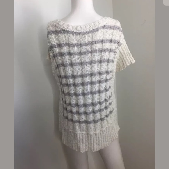 Free People Stripe Knit Sweater Tee - Picture 6 of 7